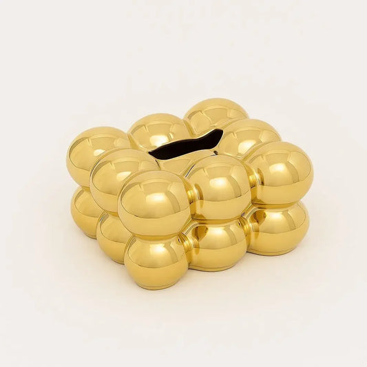 Bubble Ceramic Tissue Box Holder